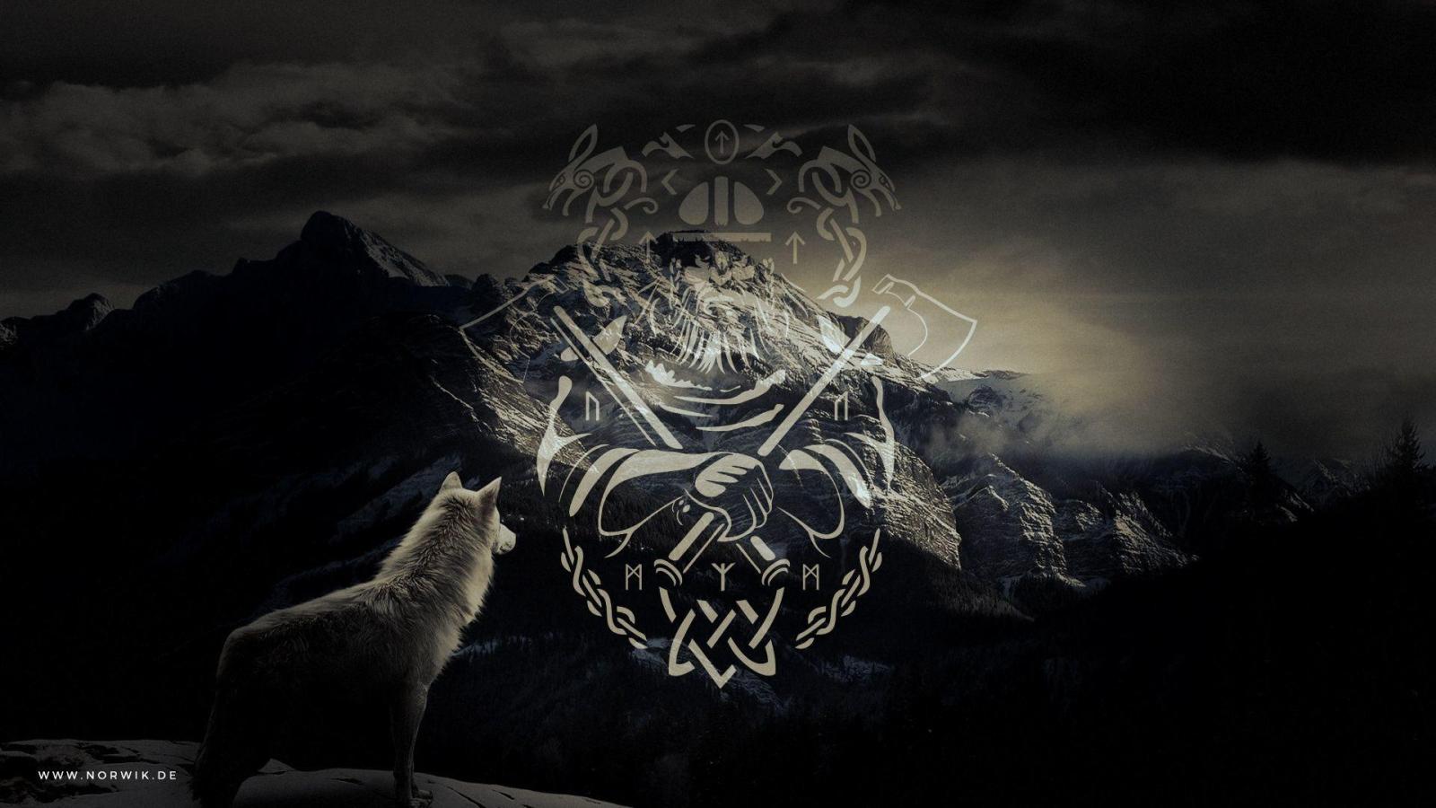 1920x1080 Norse Viking Symbols Desktop Wallpapers