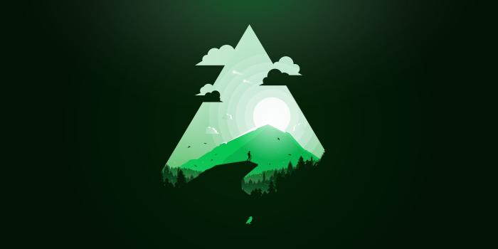 3840x2160 4k Green Minimalist Wallpapers