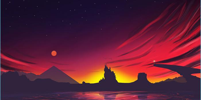 2560x1440 Sunset Minimalist Wallpapers - Top Free Sunset Minimalist - Minimalist  Wallpaper 4k | Neat