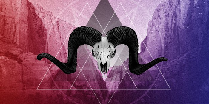 1332x850 Wallpaper love, pentagram, triangle, goat, satan images for desktop,  section разное - download