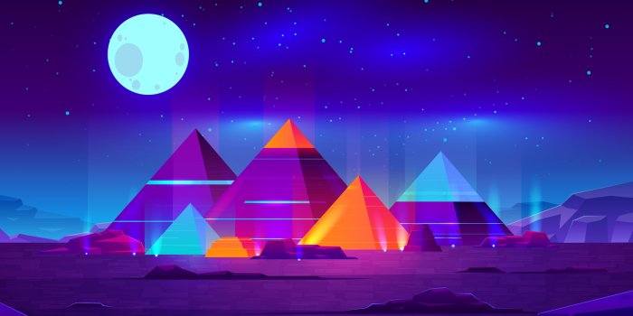 1920x1080 Free download Pyramids Illustration Ultra HD Desktop Background Wallpaper  for [1920x1080] for your Desktop, Mobile & Tablet | Explore 24+ Illustration  Wallpaper |