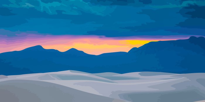6100x3431 Vector landscape wallpapers for iPhone, iPad, and desktop