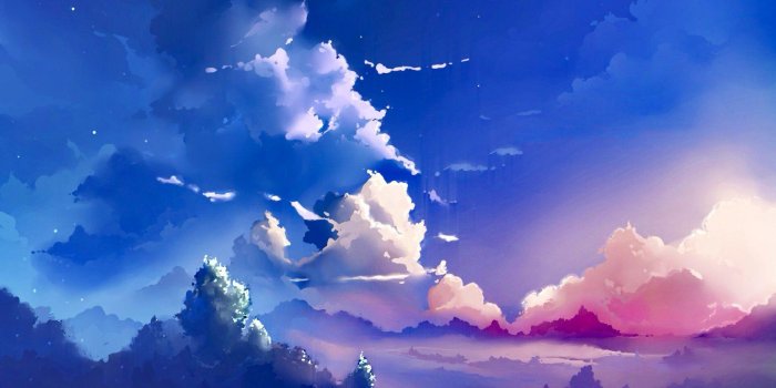 1920x1080 Sky Illustration Anime Wallpapers
