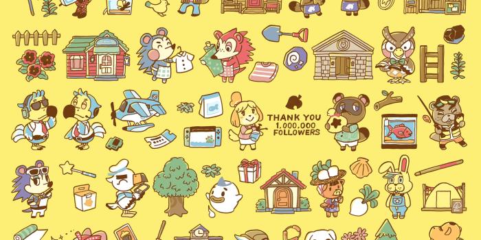 2383x1759 Get Animal Crossing: New Horizons Phone & Desktop Wallpapers Created From  New Official Artwork - Animal Crossing World
