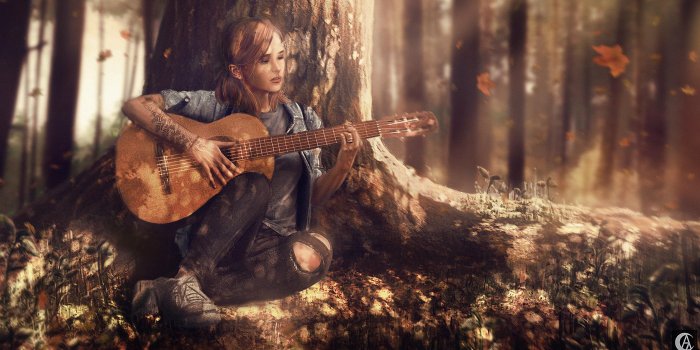 2560x1440 Ellie - The Last of Us OC HD wallpaper