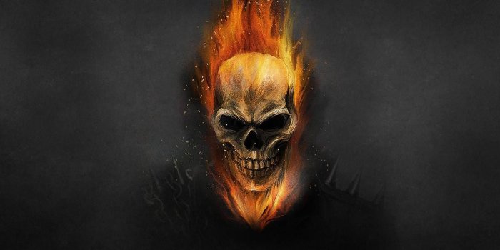 1440x1280 Download skull wallpaper by _lord_of_dark_ - e1 - Free on ZEDGE™ now.  Browse millions of popular art Wallp… | Ghost rider wallpaper, Ghost rider, Ghost  rider images