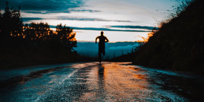 1920x1080 Silhouette, Road, Running Wallpapers Free Download - Desktop Wallpapers