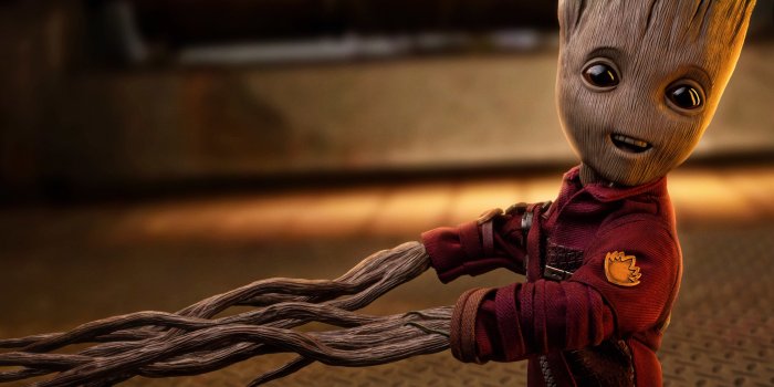 3840x2160 Wallpaper 4k Baby Groot 5k 2018 Artwork Wallpaper