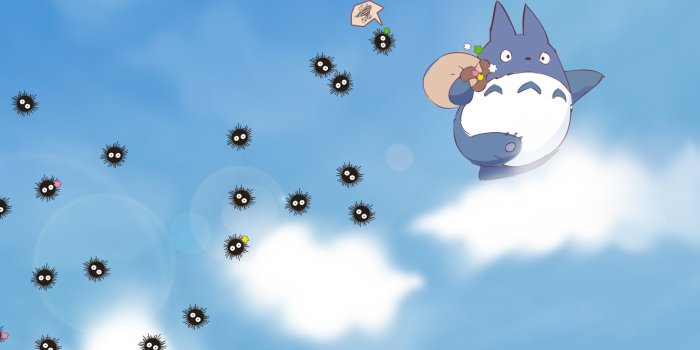 1332x850 Wallpaper my neighbor Totoro, totoro, my neighbour totoro, blue totoro  images for desktop, section фильмы - download