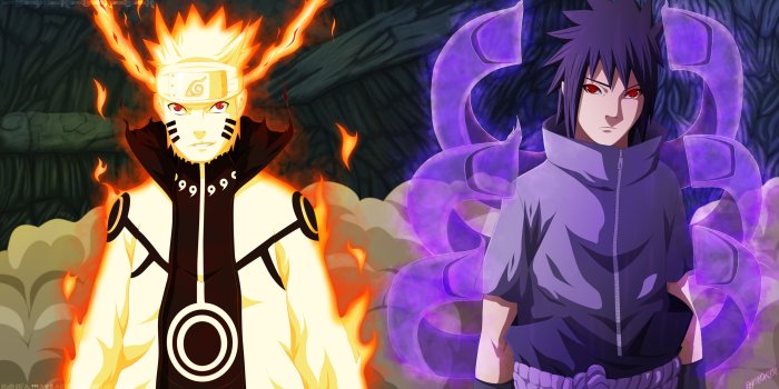 3078x1636 Naruto Vs Sasuke Manga Wallpaper