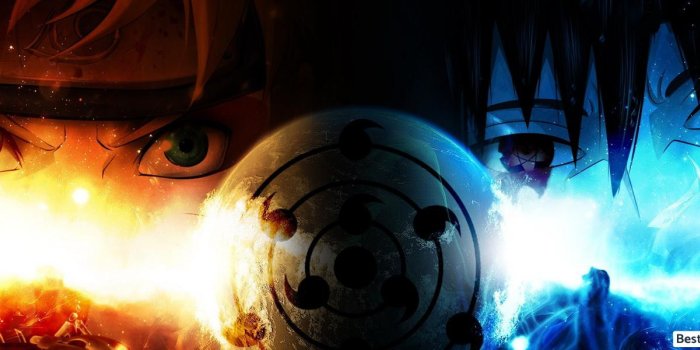 1600x600 Naruto - Sasuke HD wallpaper download