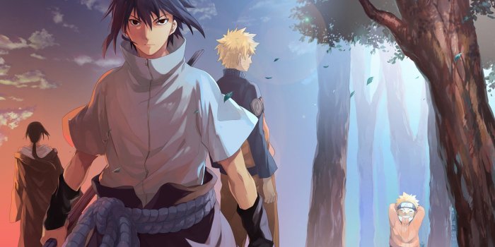 1920x1200 128+ Naruto vs Sasuke HD