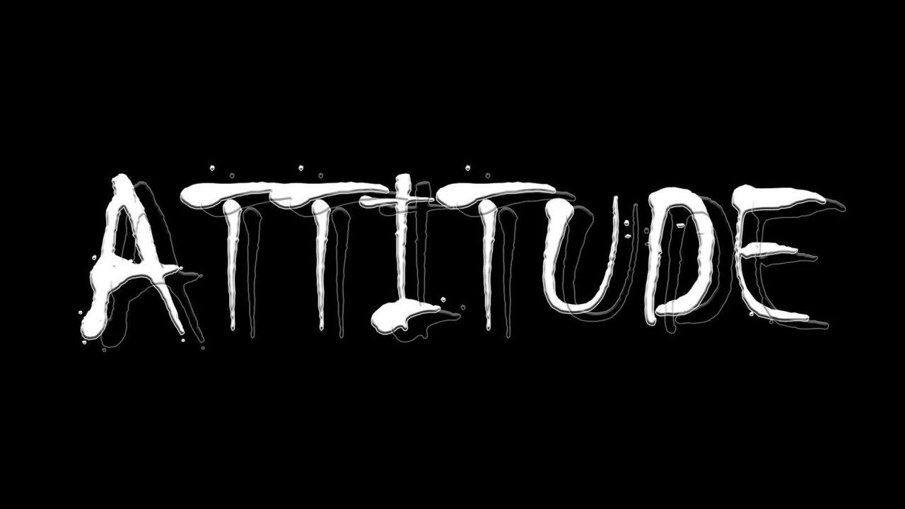 1280x720 Attitude Word In Black Background HD Attitude Wallpapers | HD Wallpapers |  ID #62593