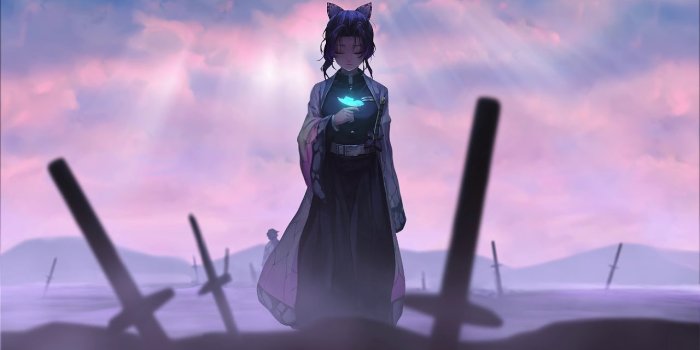 1280x720 Kimetsu no Yaiba | Kochou Shinobu [wallpaper]