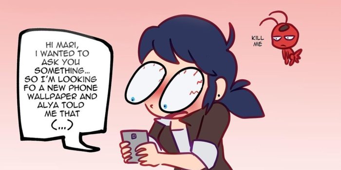1280x720 Adrien's Phone Wallpaper Miraculous Ladybug Comic Dub