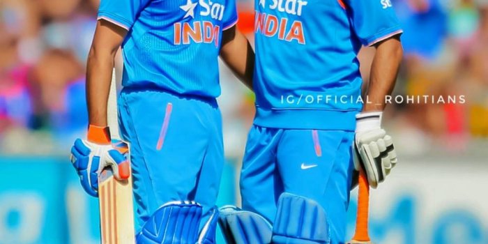 1004x1280 Ms Dhoni Vs Rohit Sharma Wallpapers