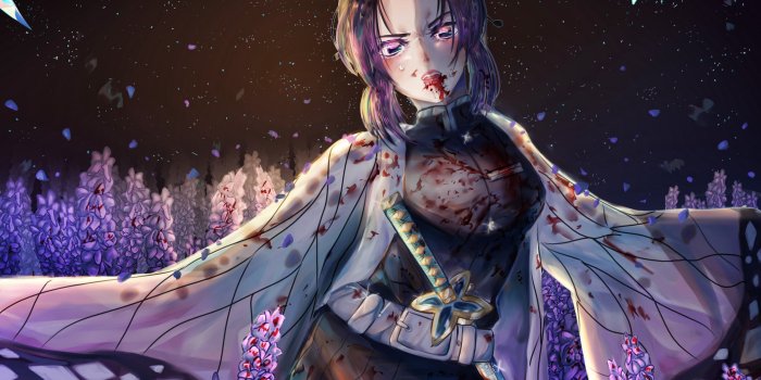 2880x1800 Shinobu Kocho Kimetsu No Yaiba Wallpapers