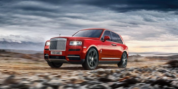 1920x1080 Desktop wallpaper red car, rolls-royce cullinan, hd image, picture,  background, 99d3f6