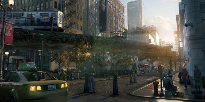 1332x850 Wallpaper street, Chicago, Ubisoft Montreal, Watchdogs, watch dogs images  for desktop, section игры - download