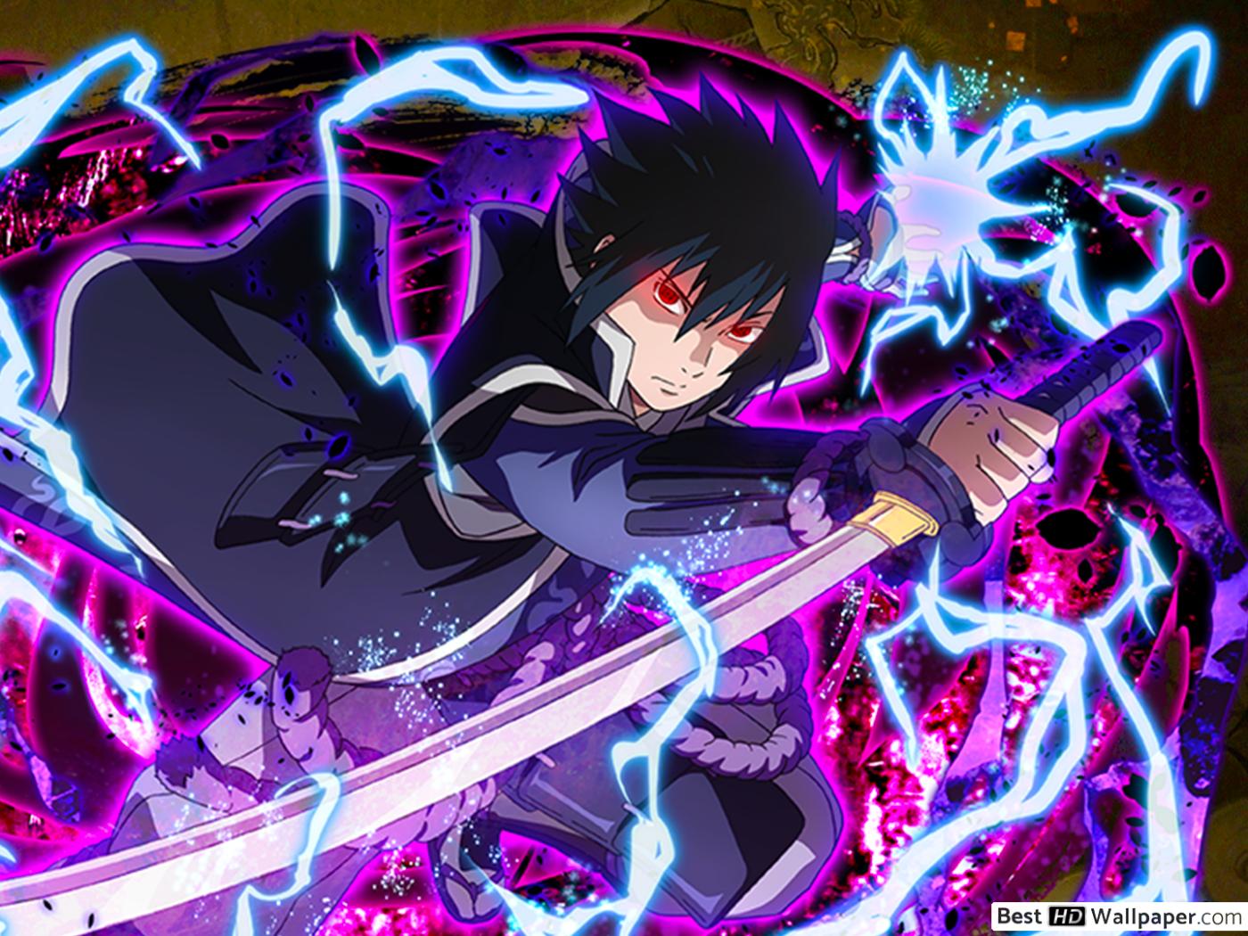 1400x1050 Sasuke Uchiha Lightning Blade from Naruto Shippuden for Desktop HD wallpaper  download