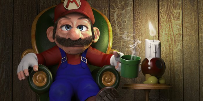 3840x2160 Wallpaper 4k Retired Super Mario Wallpaper