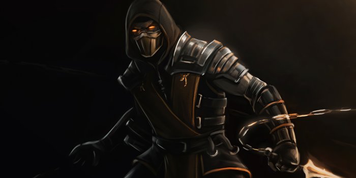 5120x2880 Wallpaper 4k Scorpion Mortal Kombat Dark 4k Wallpaper