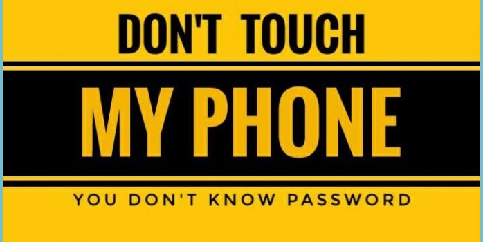 698x1241 Yellow Don't Touch My Phone Wallpaper Images Dont Touch My Phone - Dont Touch  My Phone Wallpaper | Neat
