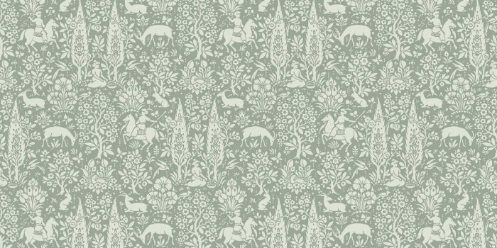 1000x1000 Woodland by Crown - Sage Green - Wallpaper : Wallpaper Direct