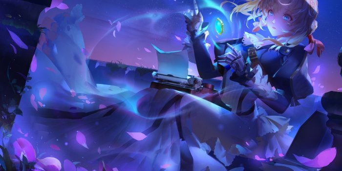 1332x850 Wallpaper girl, pendant, cyborg, Violet Evergarden images for desktop,  section сёнэн - download