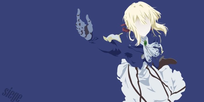 1280x674 Violet Evergarden Minimalist by SIEGEminimalist | Violet  evergarden anime, Violet evergarden wallpaper, Cute laptop wallpaper