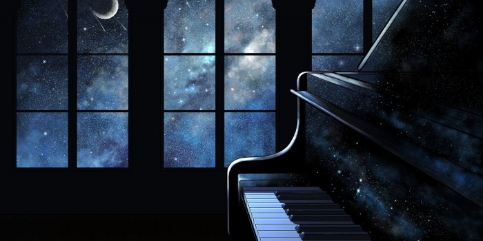 1332x850 Wallpaper space, interior, piano images for desktop, section арт - download