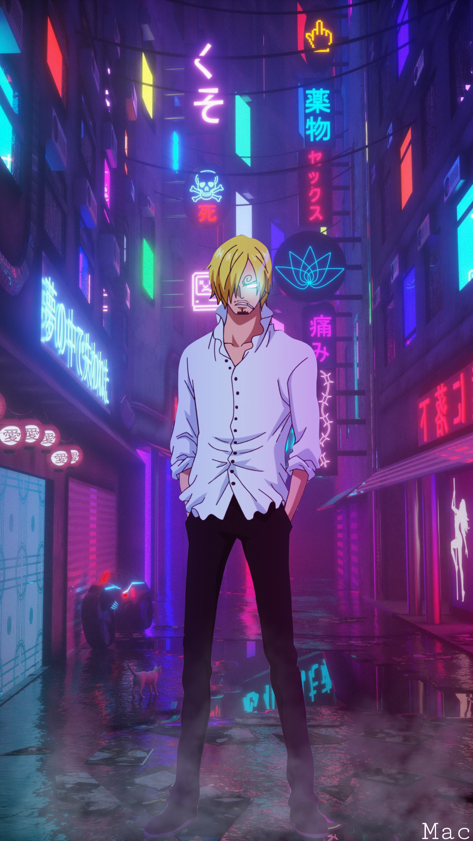 1688x3000 Made this sanji wallpaper! : r/OnePiece
