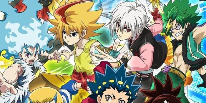 736x1307 The poster with the 9 characters from the 4 seasons of Beyblade Burst who  will appear in season 5/Sparking is now complete… | Anime wallpaper, Anime,  Beyblade burst
