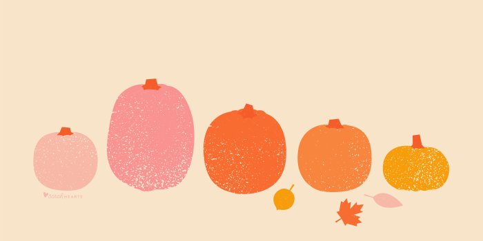 5334x3000 October 2019 Pumpkin Calendar Wallpaper - Sarah Hearts