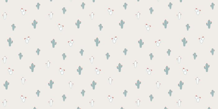 1000x1000 Cactus by Galerie - Grey - Wallpaper : Wallpaper Direct