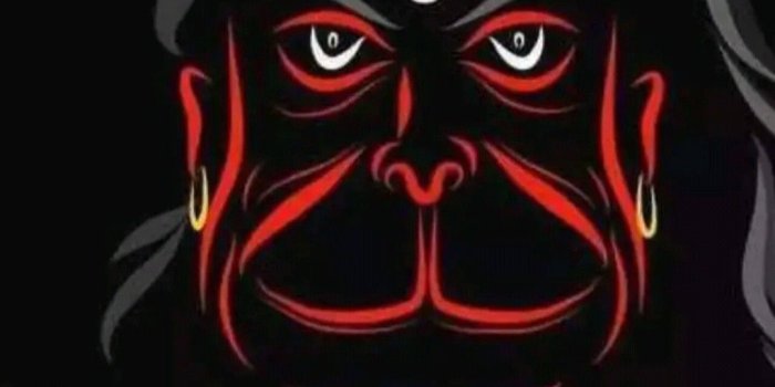 1080x2056 Black High Quality Hanuman Wallpaper Hd