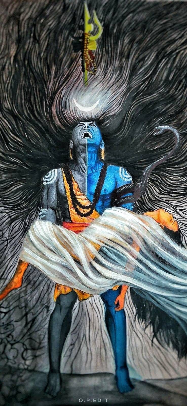 738x1598 Most Unique And Ultra HD Shiva Wallpapers, Hindu God Mahadev Full HD  Wallpaper F... | November 2021