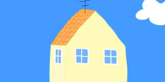 750x1334 Peppa Pig House Wallpaper - VoBss