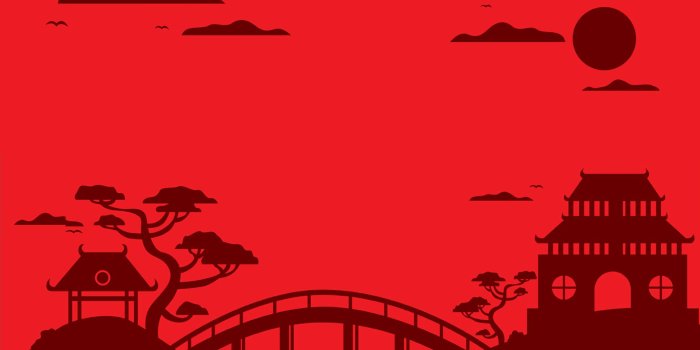 1920x1080 Red Chinese Wallpaper Designs 03 of 20 with Chinese Temple Silhouette - HD  Wallpapers | Wallpapers Download | High Resolution Wallpapers