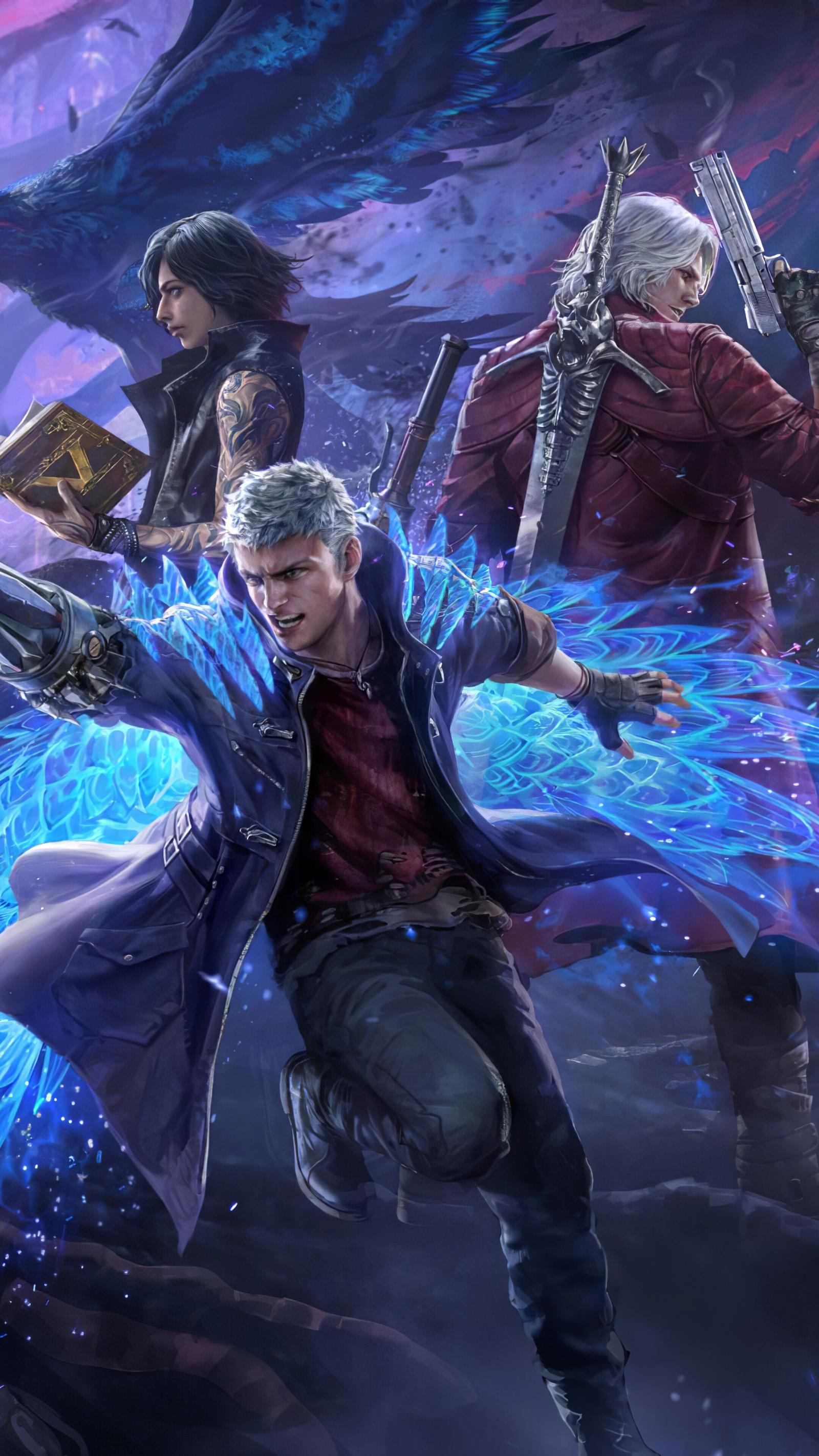 2160x3840 323603 Devil May Cry 5, Urizen, Nero, V, Dante, 4K phone HD Wallpapers,  Images, Backgrounds, Photos and Pictures - Mocah HD Wallpapers