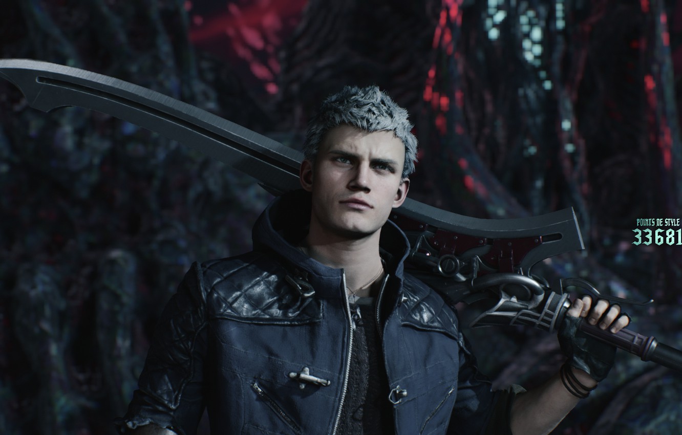 1332x850 Wallpaper sword, guy, Nero, Devil May Cry 5, Even devil may cry, DmC: Devil  may cry images for desktop, section игры - download