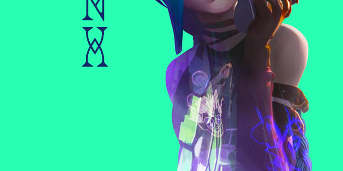 1080x1350 A quick Jinx wallpaper I made from the Arcane poster. : r/leagueofjinx
