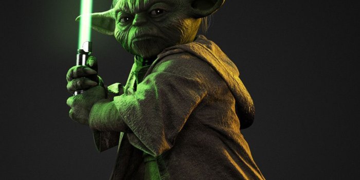 1080x1920 Yoda Lightsaber Wallpapers