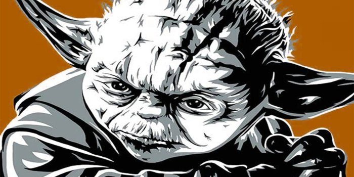 1366x820 Yoda Wallpaper Mural | Marmalade Art