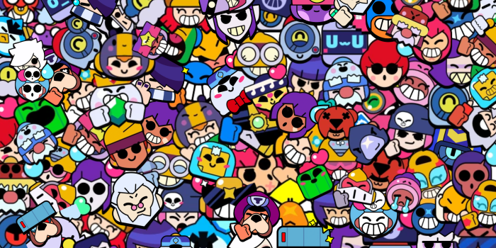1920x1080 I made a Brawl Stars Pins wallpaper because I didn't know what to do :  r/Brawlstars