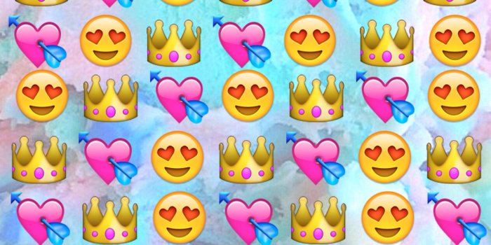 1280x1280 Wallpaper, Emoji, And Crown Image - Emoji Wallpaper We Heart - 1280x1280  Wallpaper - teahub.io