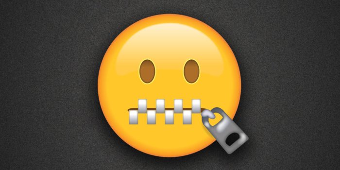 1080x2280 Zipper Mouth Face Emoji Phone Wallpaper