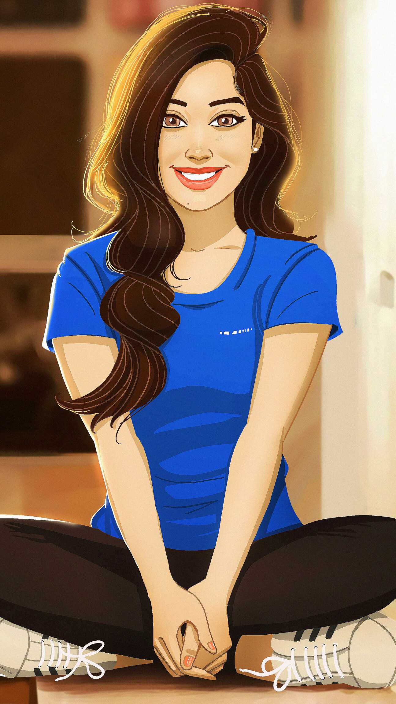 1295x2303 Cute Girl Animated IPhone Wallpaper - IPhone Wallpapers : iPhone Wallpapers