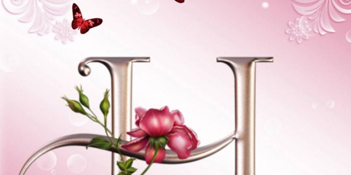 966x1280 H Alphabet Wallpapers