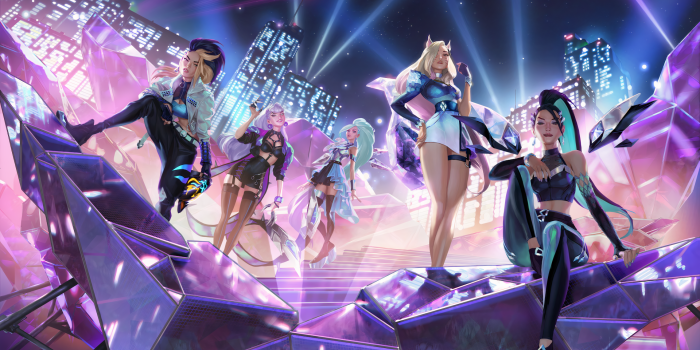 1920x1080 K/DA ALL OUT x SIXMOREVODKA x LOR 8k Ultra HD Wallpaper | Background Image  | 7680x4320